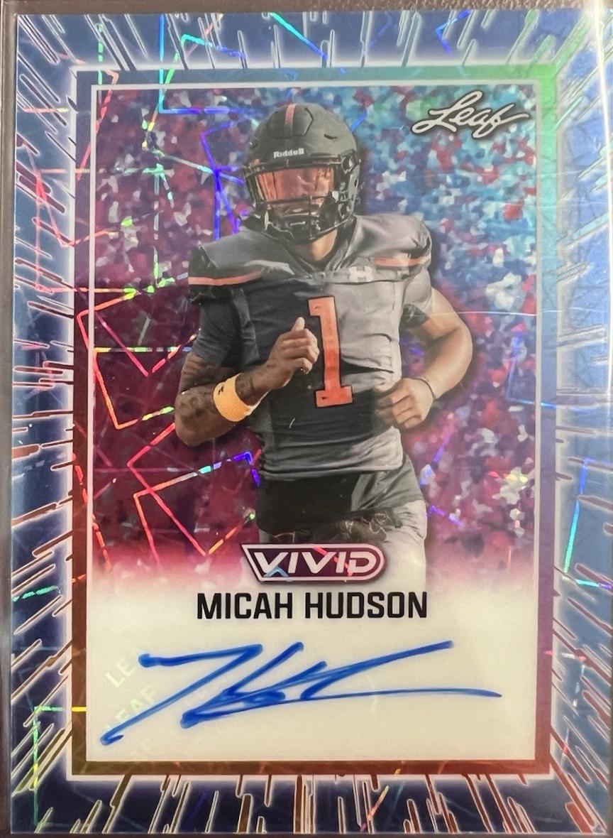 Micah Hudson [Prismatic Blue] #BA-MH3