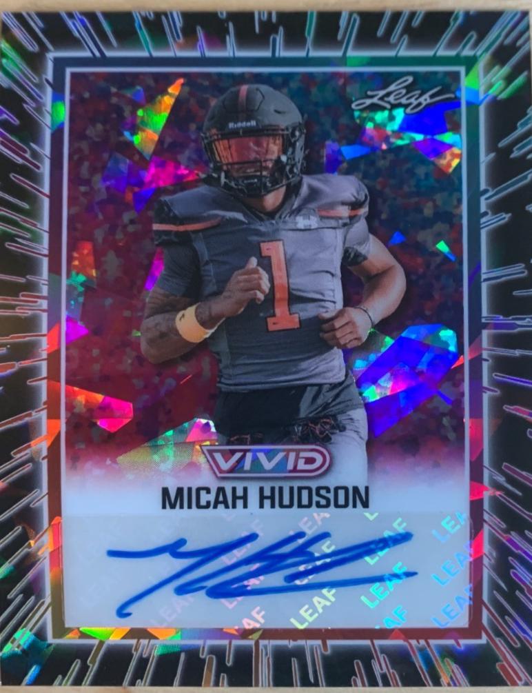 Micah Hudson [Prismatic Purple] #BA-MH3