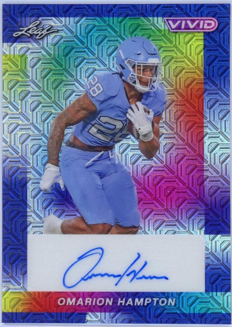 Omarion Hampton [Prismatic Purple] #BA-OH1