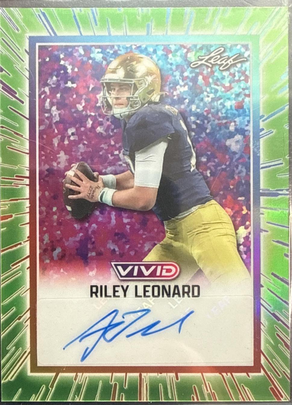Riley Leonard [Prismatic Green] #BA-RL1
