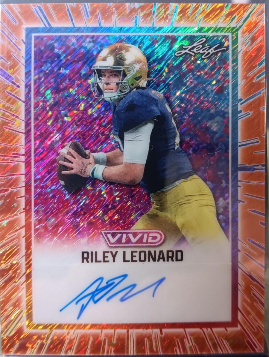 Riley Leonard [Prismatic Orange] #BA-RL1