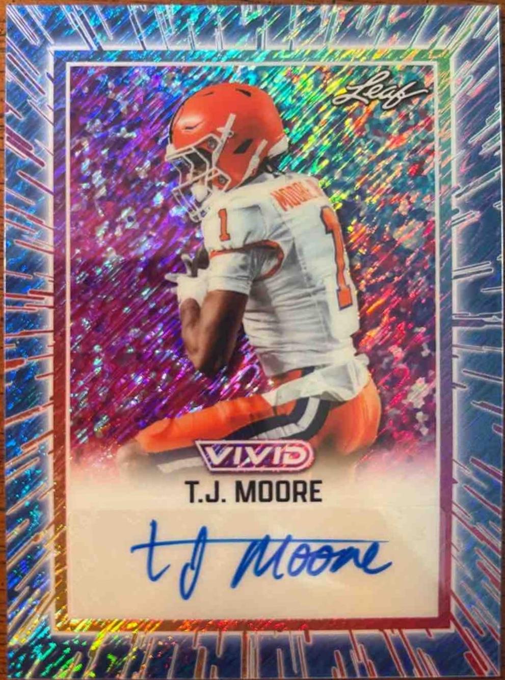 T.J. Moore [Prismatic Blue] #BA-TJM