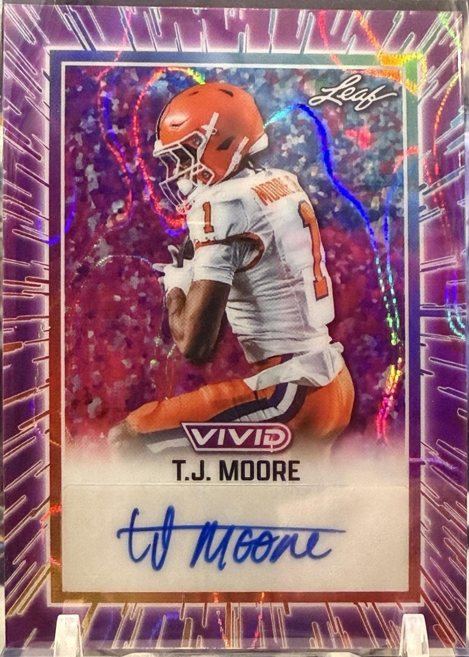 T.J. Moore [Prismatic Purple] #BA-TJM