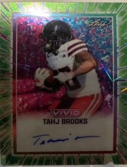 Tahj Brooks [Prismatic Green] #BA-TB1