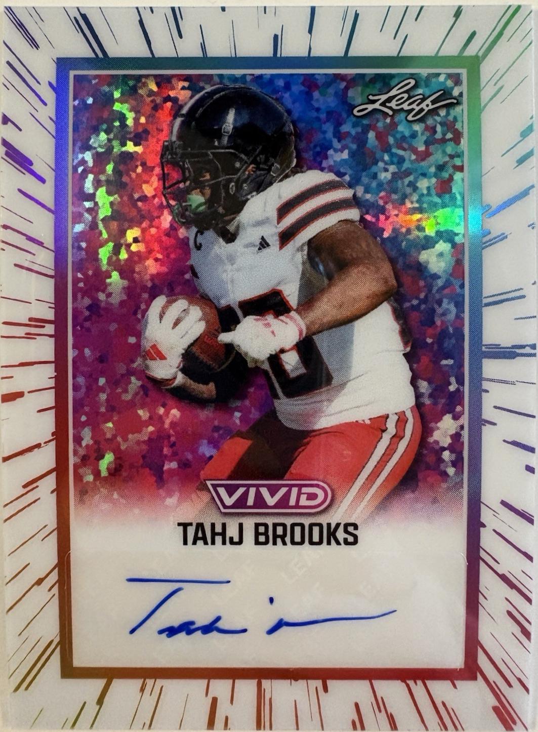 Tahj Brooks [Prismatic White] #BA-TB1