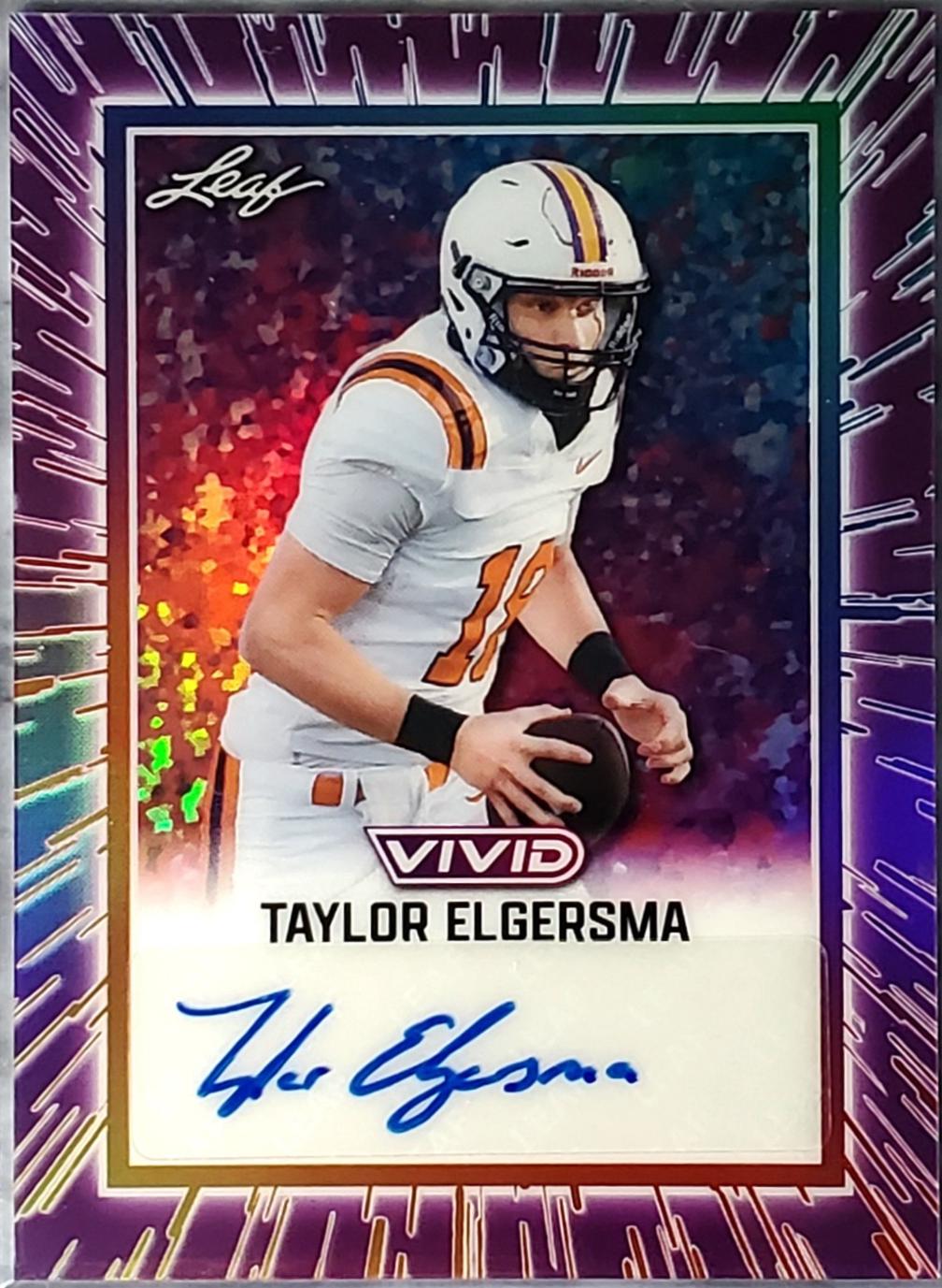 Taylor Elgersma [Prismatic Purple] #BA-TE1