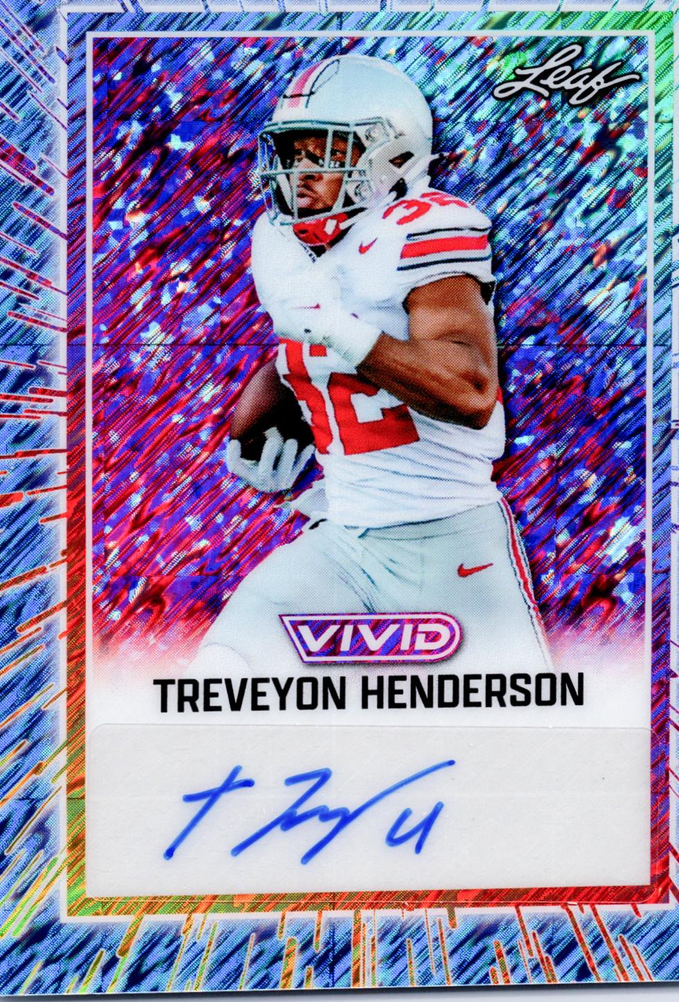 TreVeyon Henderson [Prismatic Blue] #BA-TH1