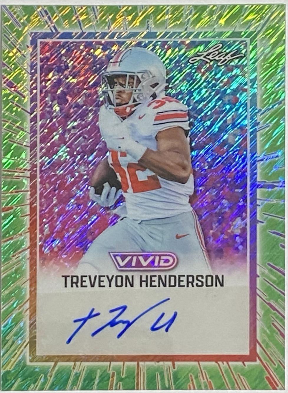 TreVeyon Henderson [Prismatic Green] #BA-TH1