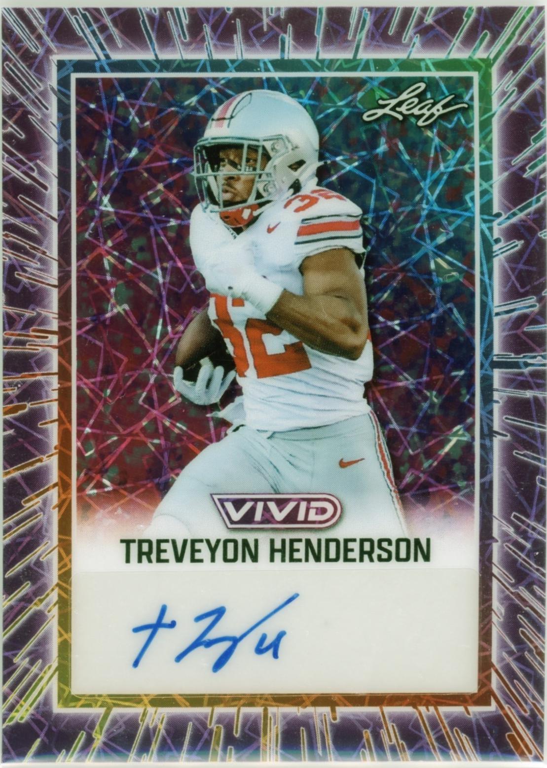 TreVeyon Henderson [Prismatic Purple] #BA-TH1