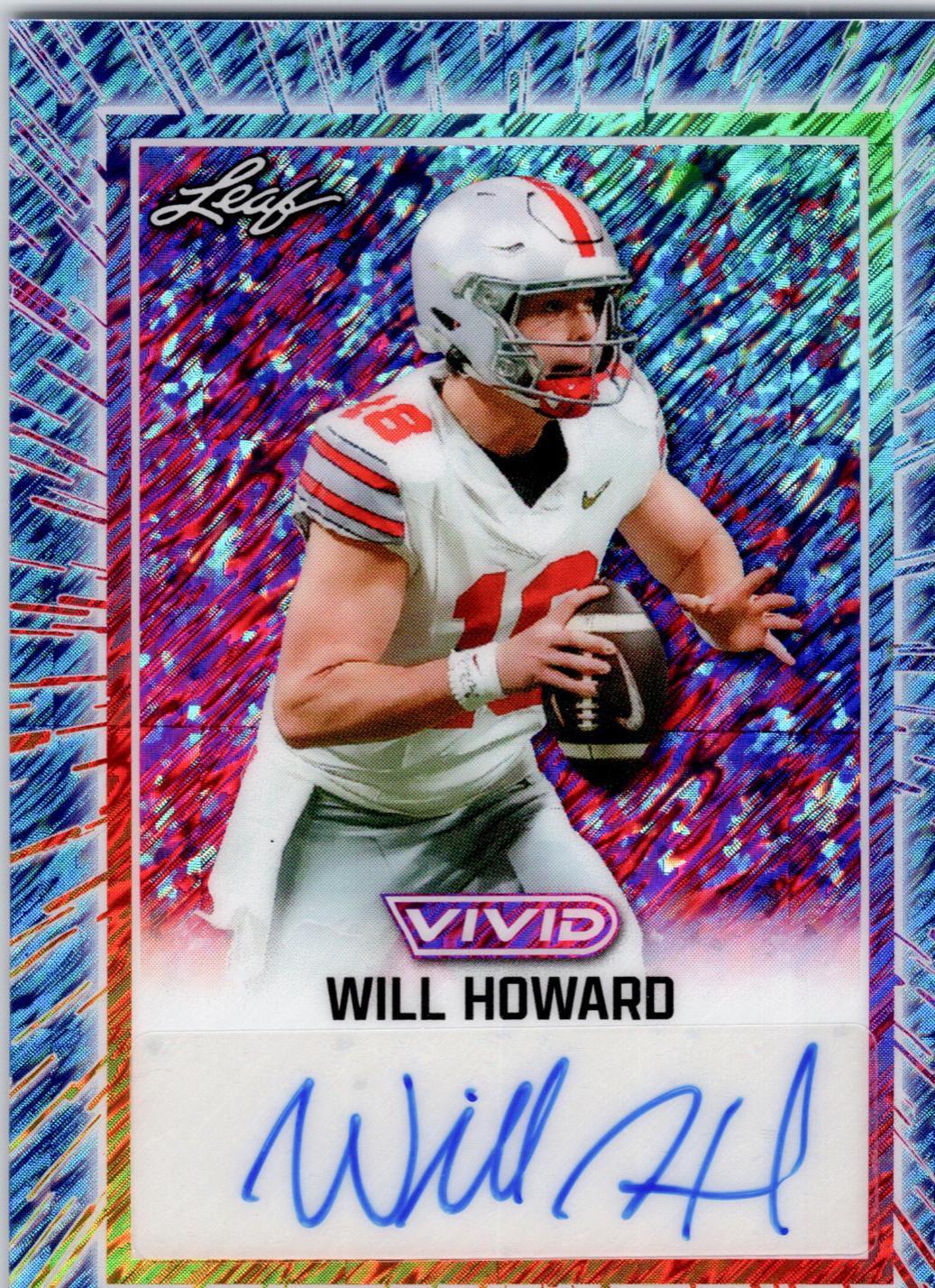 Will Howard [Prismatic Blue] #BA-WH1