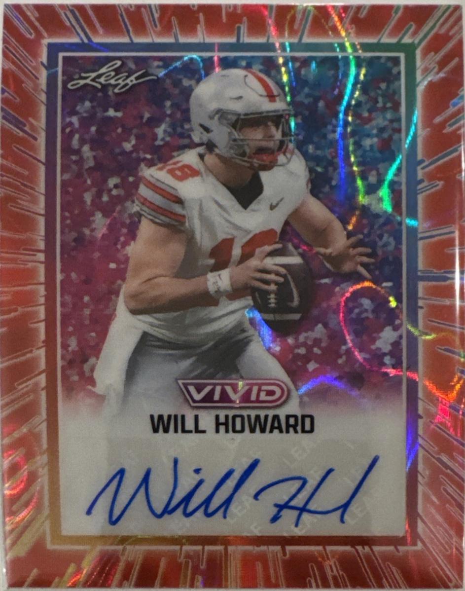 Will Howard [Prismatic Orange] #BA-WH1
