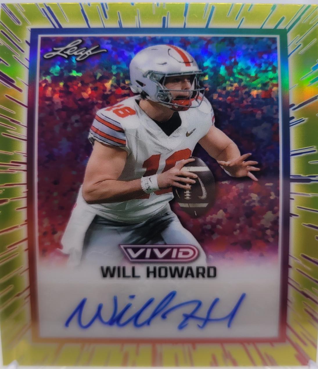 Will Howard [Prismatic Yellow] #BA-WH1