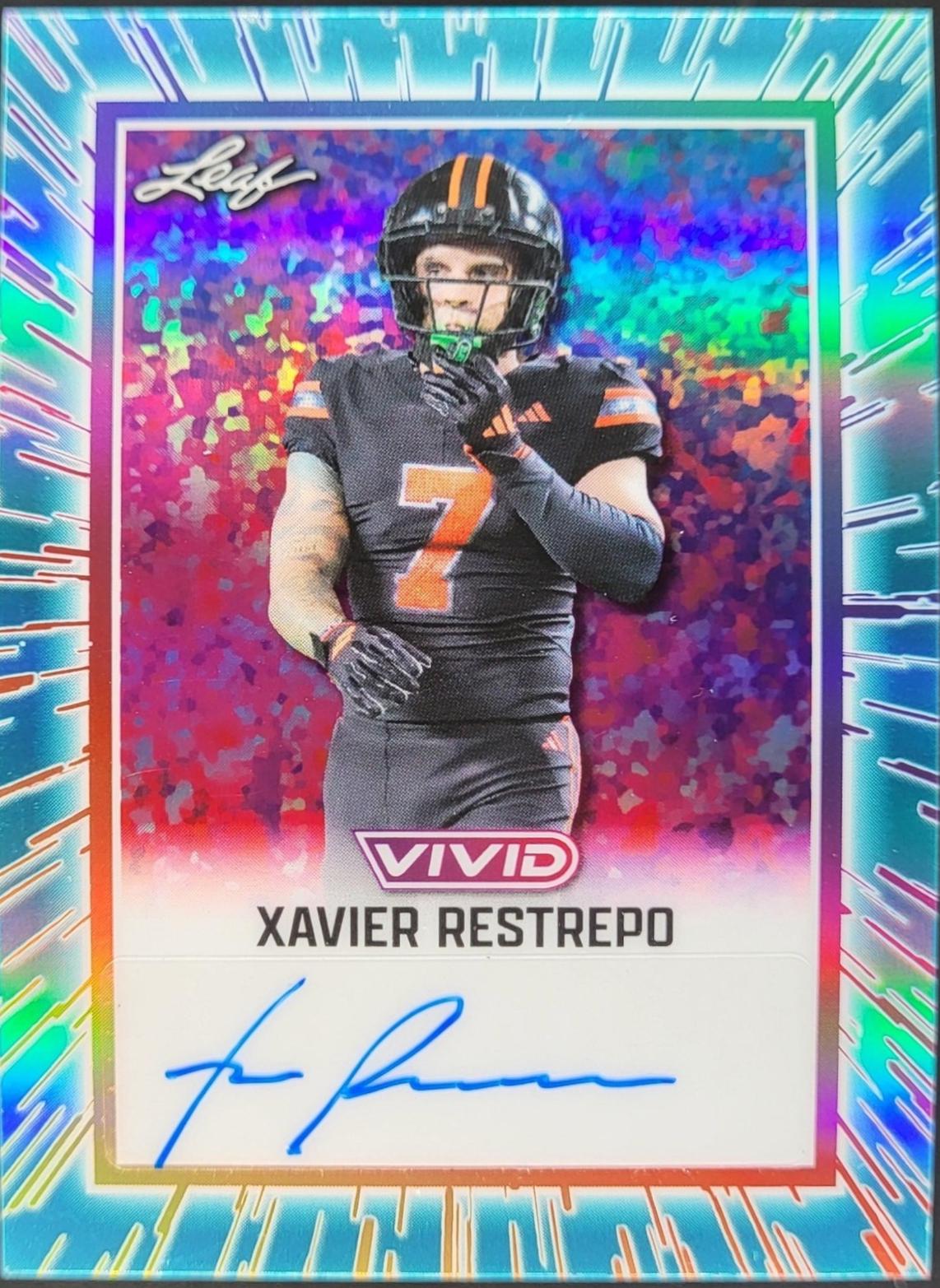 Xavier Restrepo [Prismatic Teal] #BA-XR1