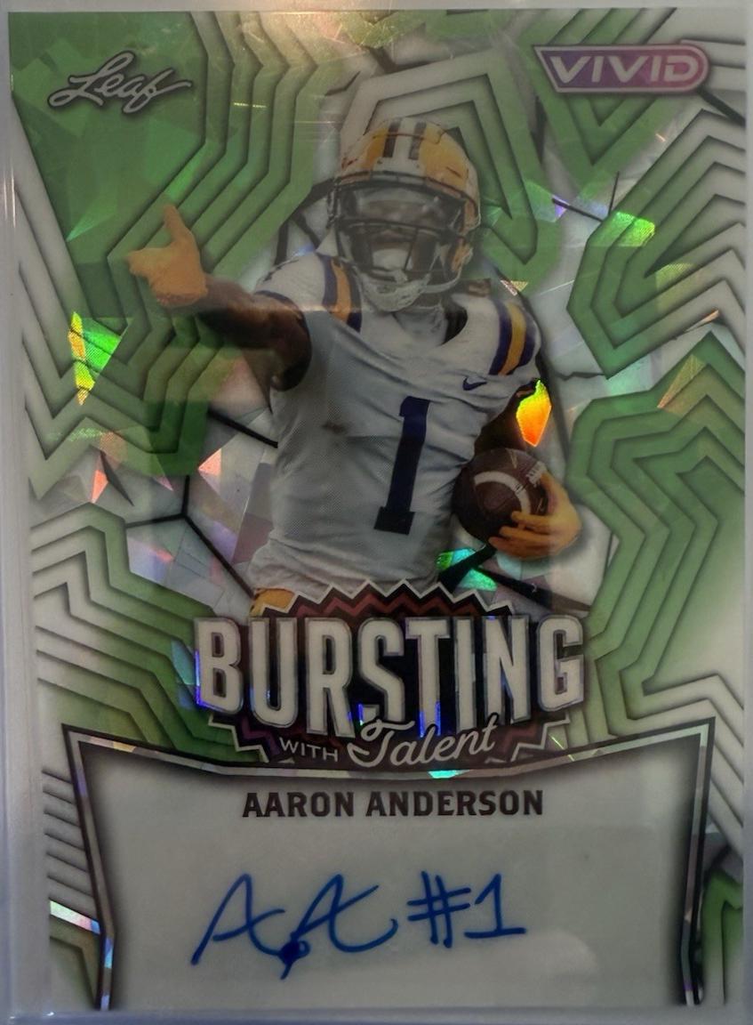 Aaron Anderson [Prismatic Green] #TA-AA1