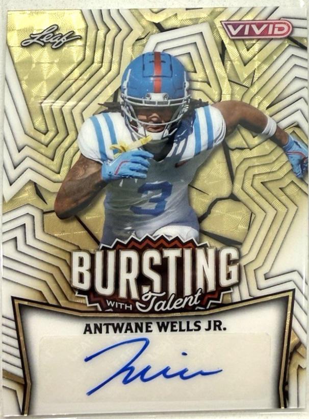 Antwane Wells Jr. [Prismatic Yellow] #TA-AWJ