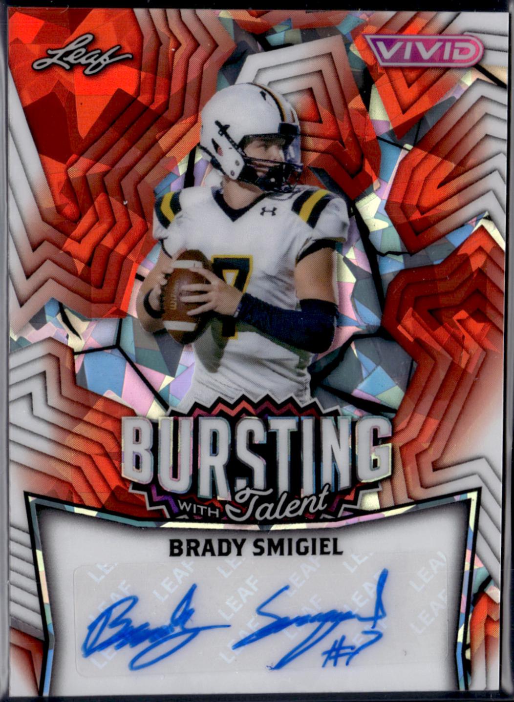 Brady Smigiel [Prismatic Red] #TA-BS1