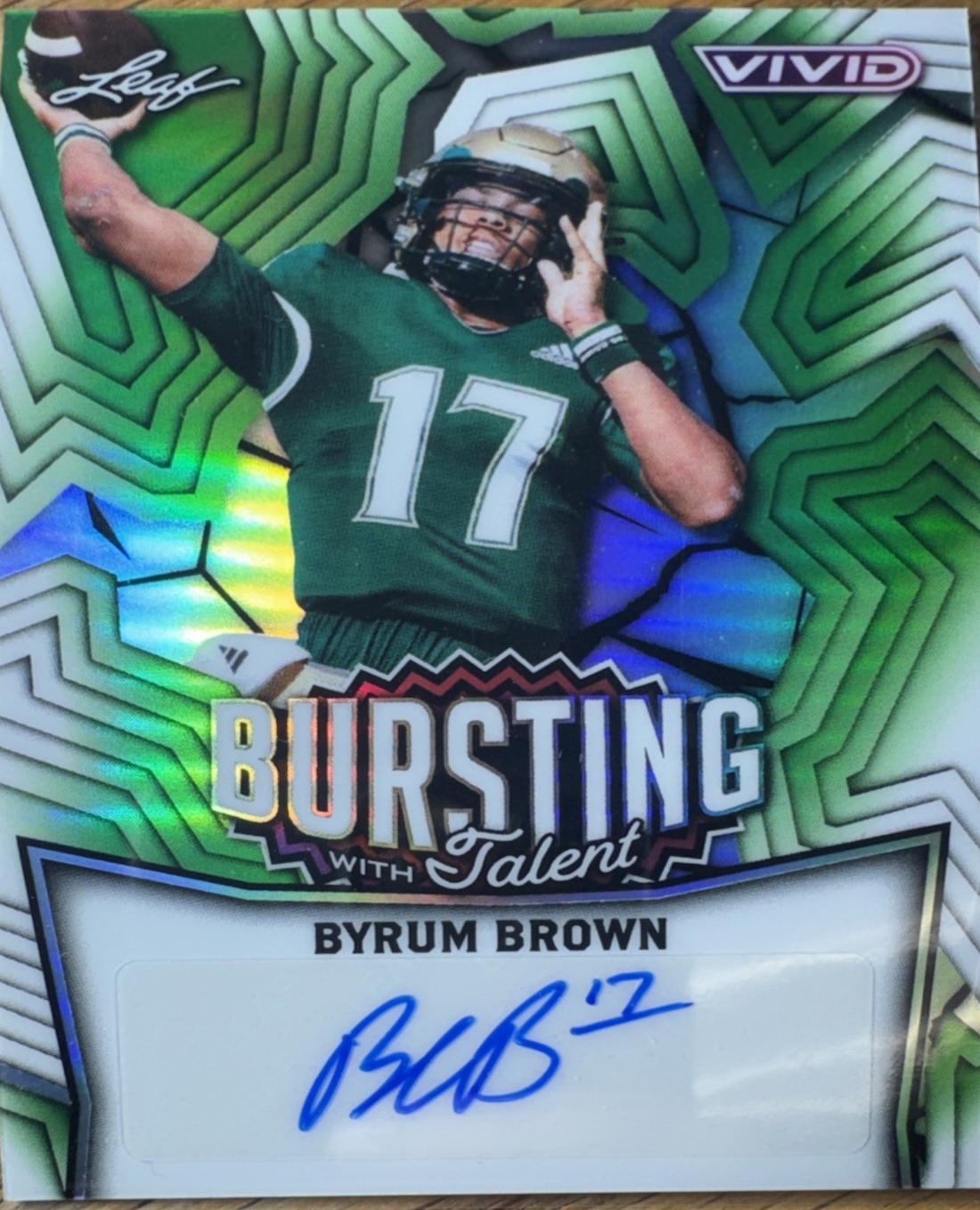 Byrum Brown [Prismatic Green] #TA-BB1