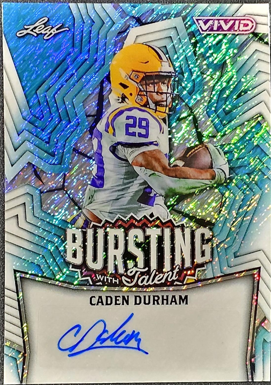 Caden Durham [Prismatic Teal] #TA-CD1