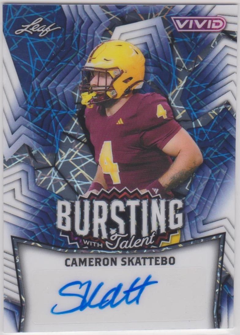 Cameron Skattebo [Prismatic Blue] #TA-CS1