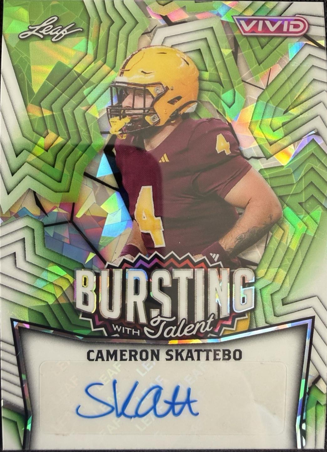 Cameron Skattebo [Prismatic Yellow] #TA-CS1
