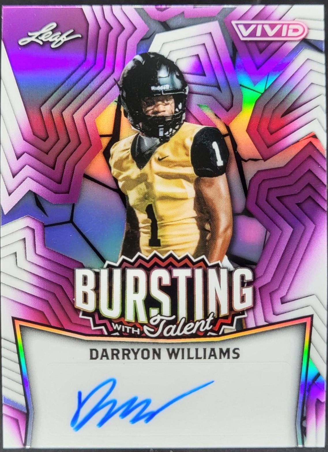 Darryon Williams [Prismatic Purple] #TA-DW1
