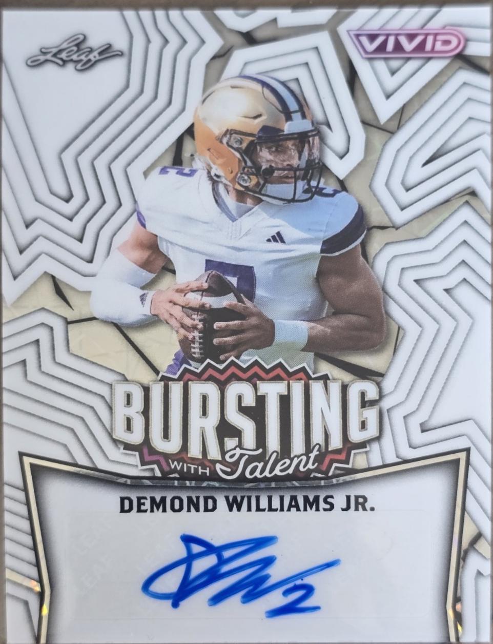 Demond Williams Jr. [Prismatic White] #TA-DWJ