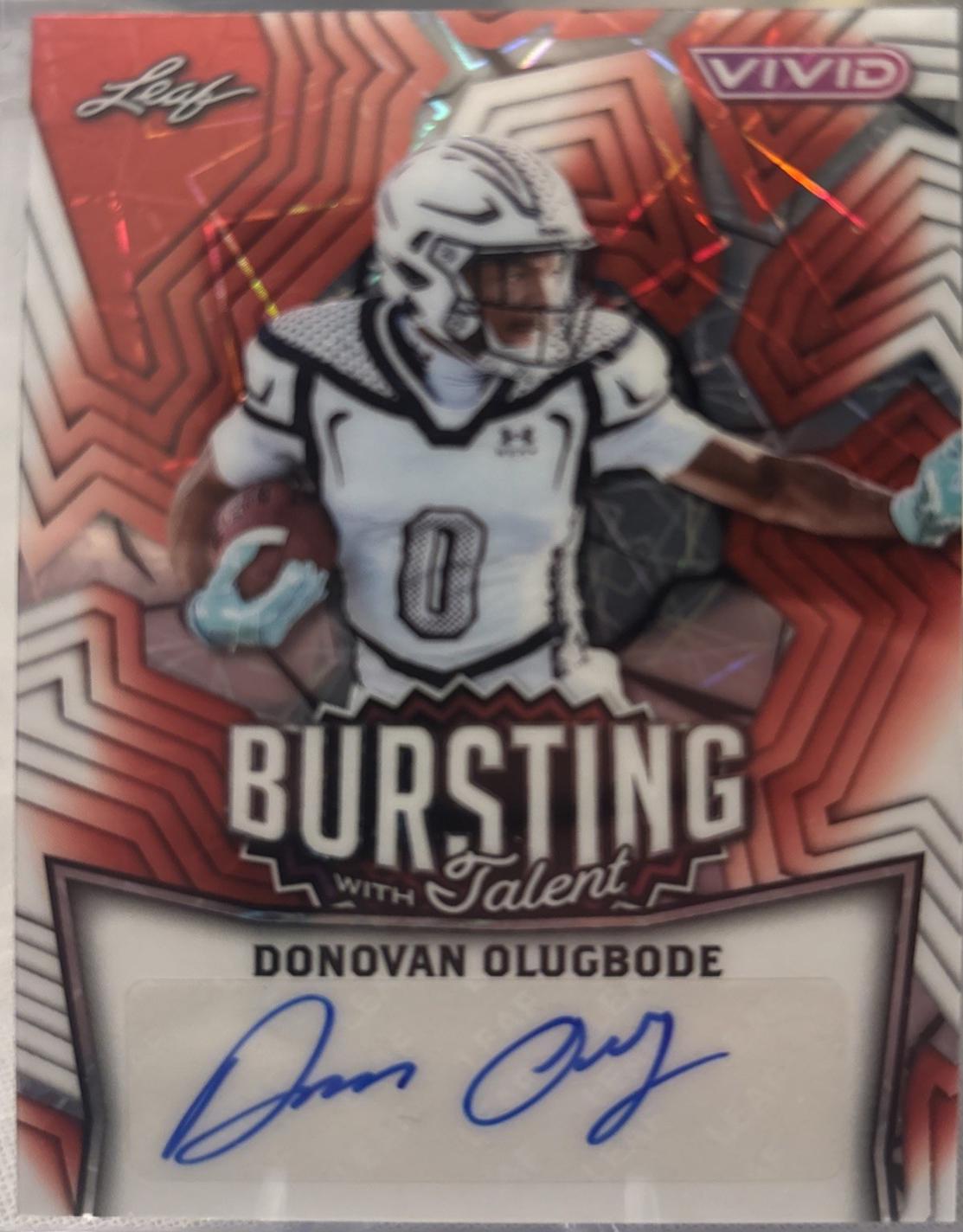 Donovan Olugbode [Prismatic Red] #TA-DO1