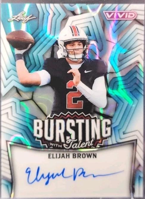 Elijah Brown [Prismatic Teal] #TA-EB1