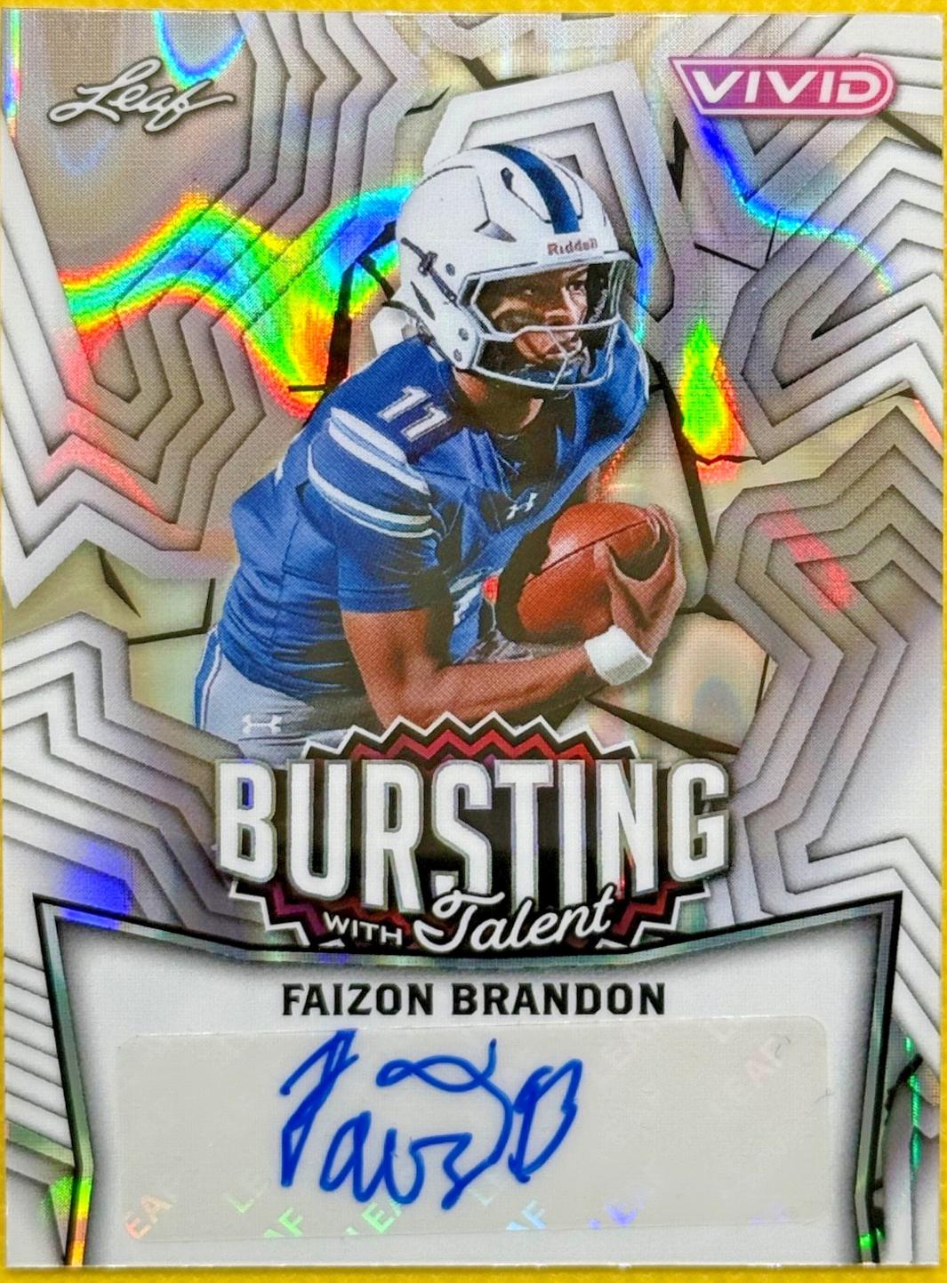 Faizon Brandon [Prismatic Cool Gray] #TA-FB1