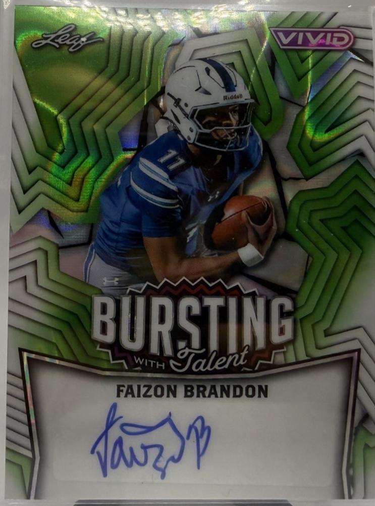 Faizon Brandon [Prismatic Green] #TA-FB1