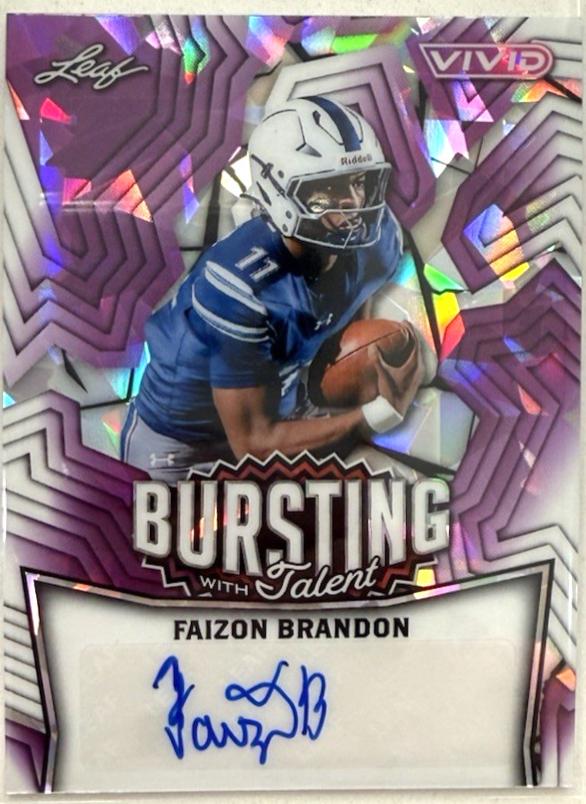 Faizon Brandon [Prismatic Purple] #TA-FB1