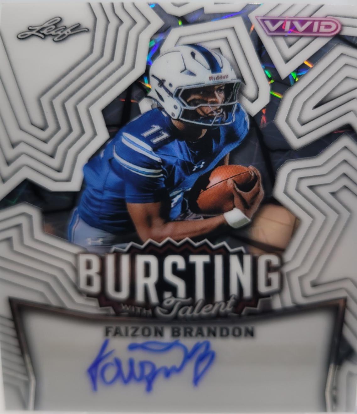 Faizon Brandon [Prismatic White] #TA-FB1