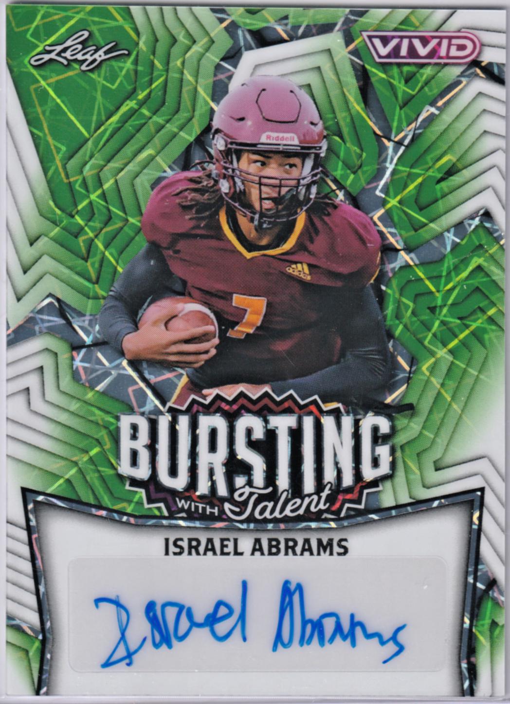 Israel Abrams [Prismatic Green] #TA-IA1