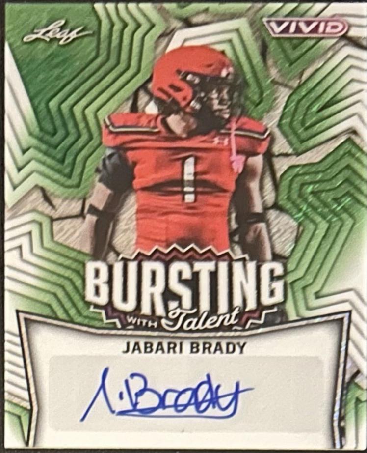 Jabari Brady [Prismatic Green] #TA-JB2