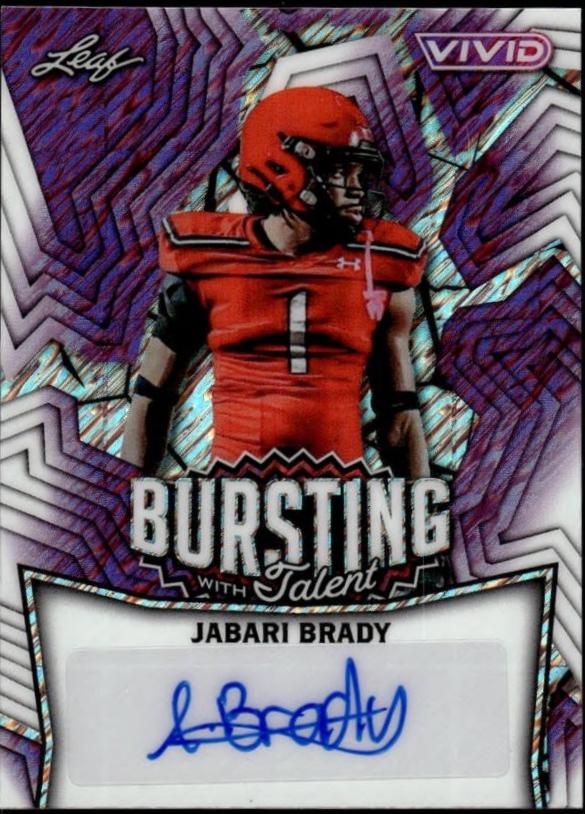 Jabari Brady [Prismatic Purple] #TA-JB2