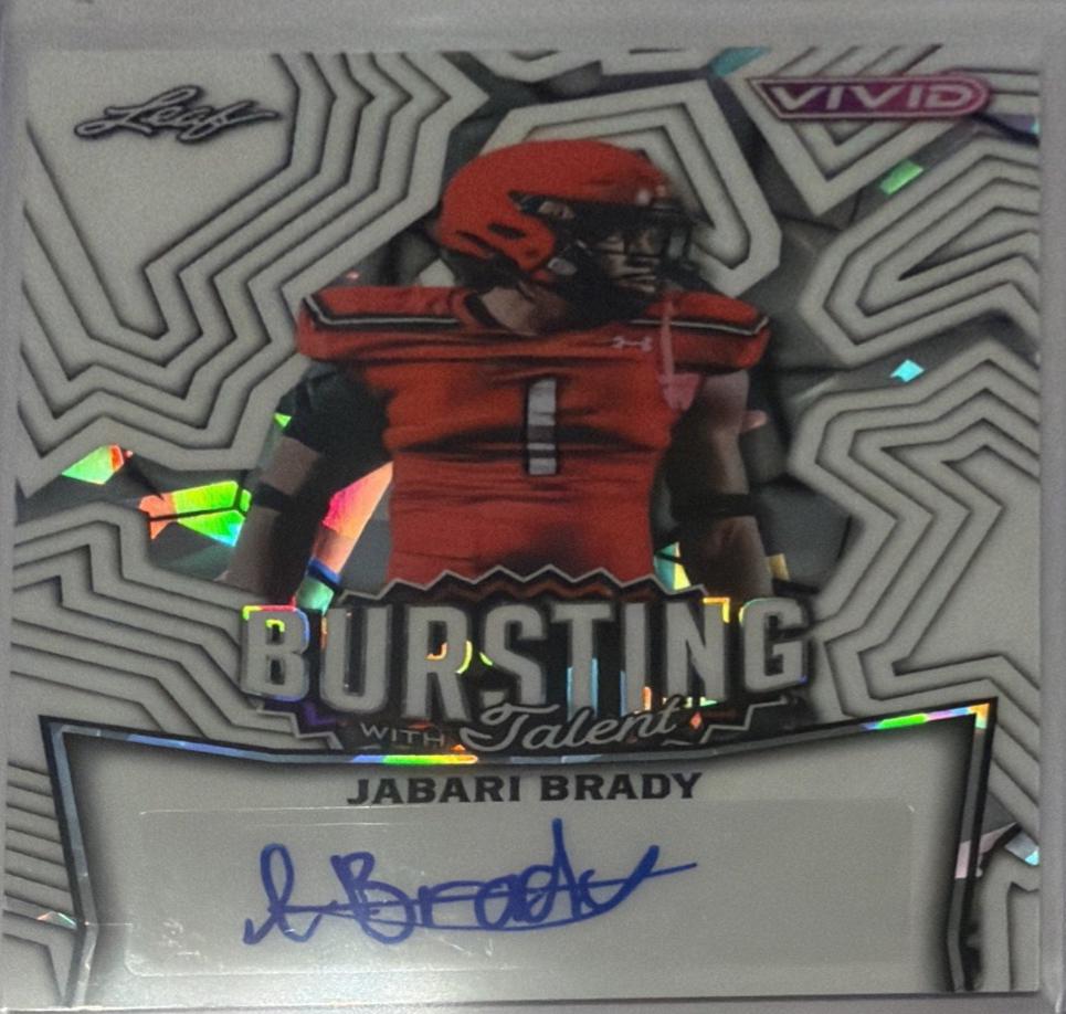 Jabari Brady [Prismatic Red] #TA-JB2