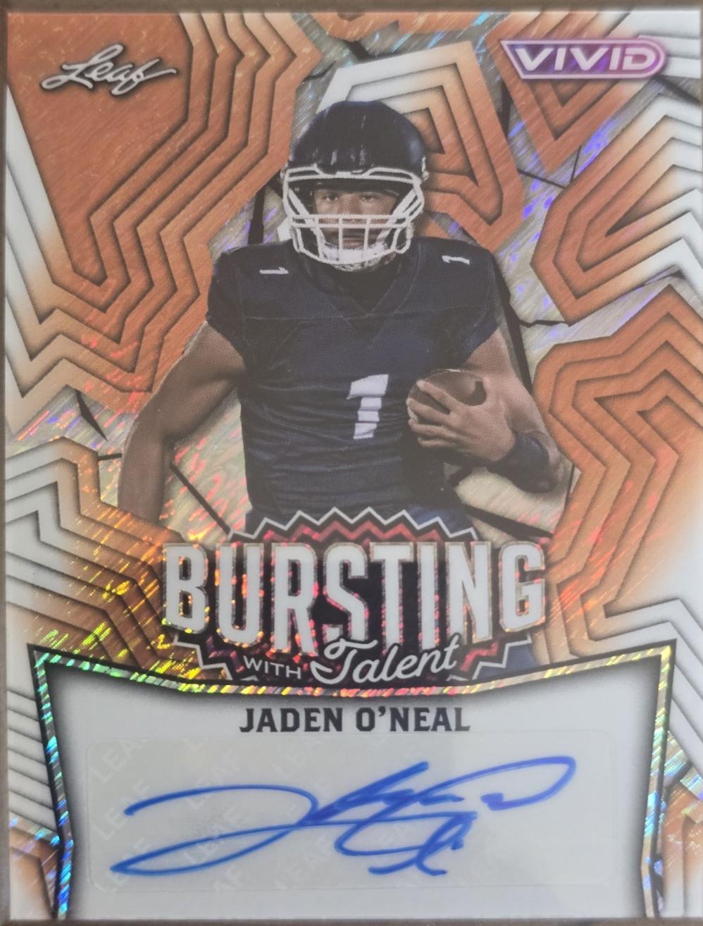Jaden O'Neal [Prismatic Orange] #TA-JON