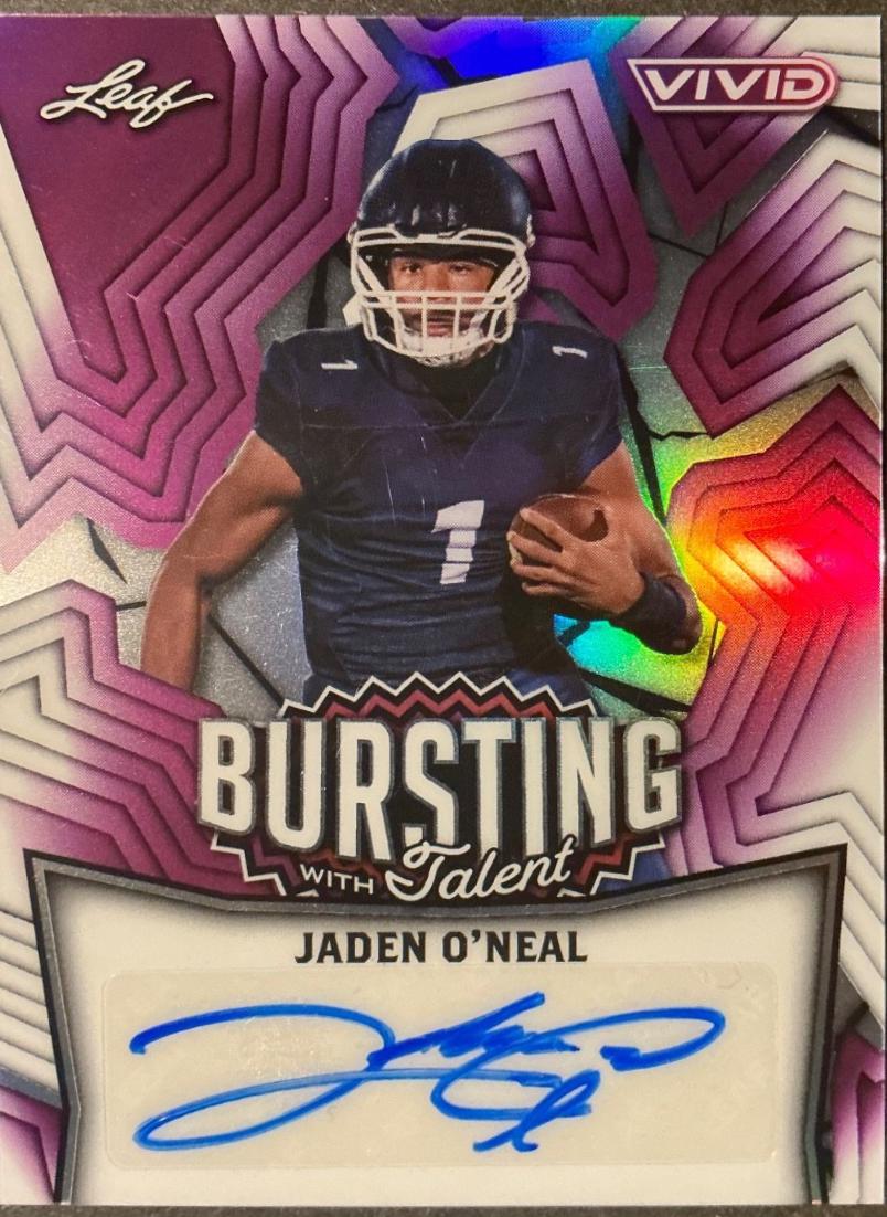 Jaden O'Neal [Prismatic Purple] #TA-JON