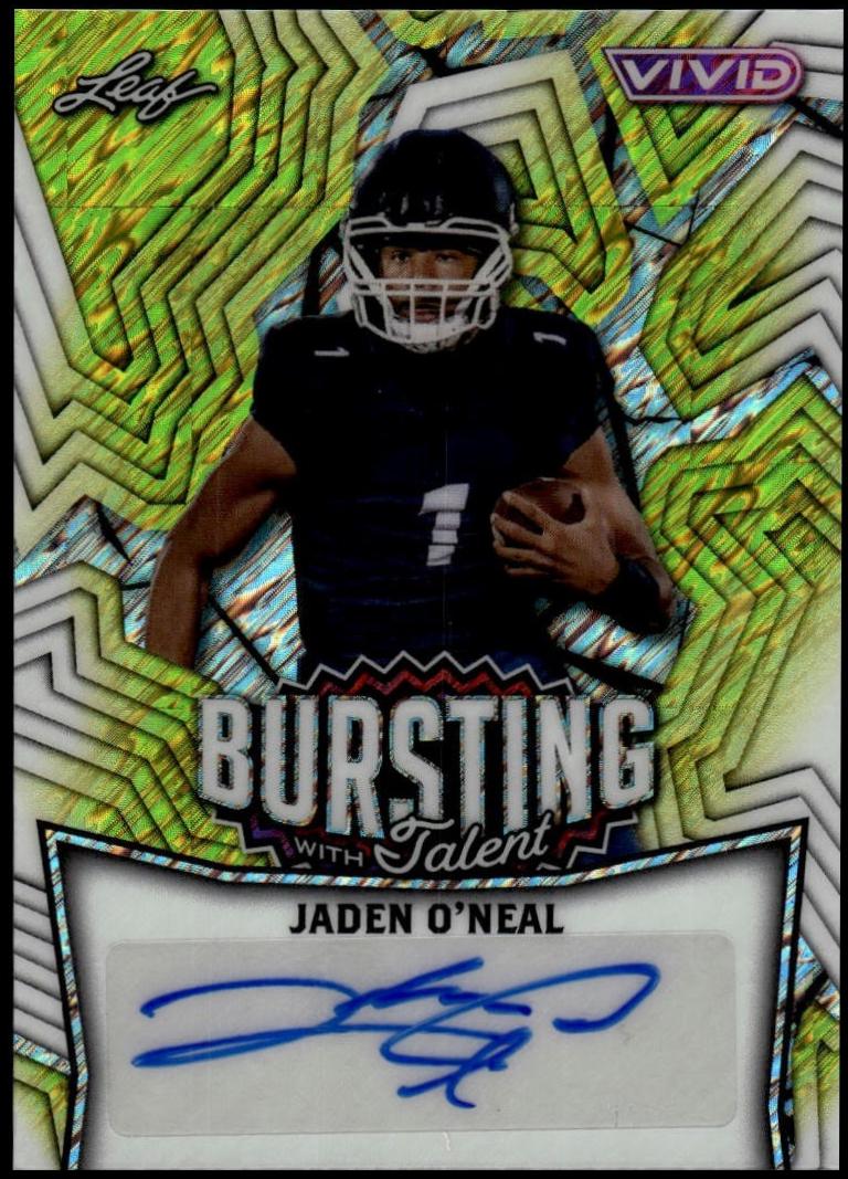 Jaden O'Neal [Prismatic Yellow] #TA-JON