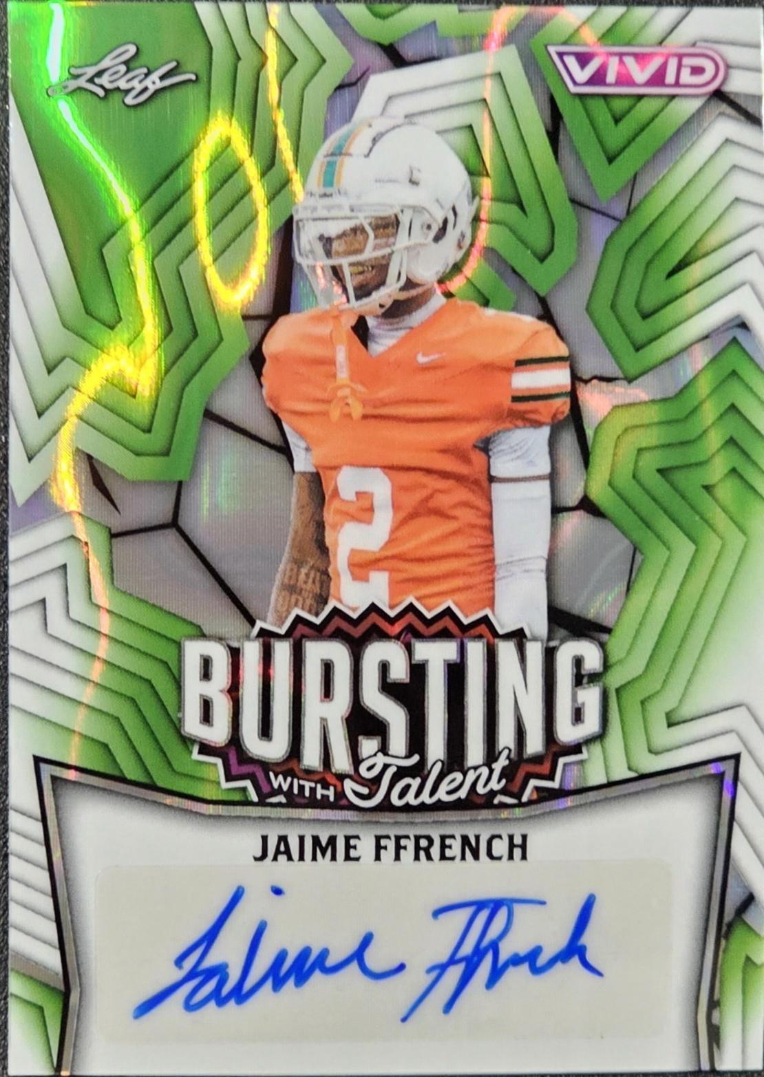 Jaime Ffrench [Prismatic Green] #TA-JF1