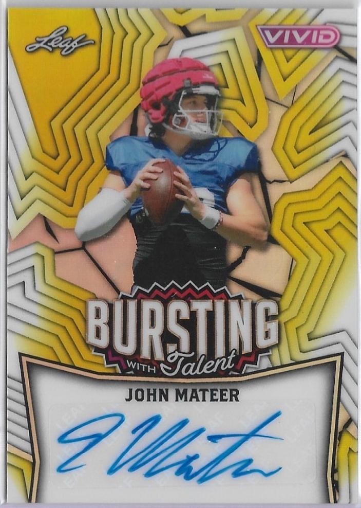 John Mateer [Prismatic Yellow] #TA-JM2