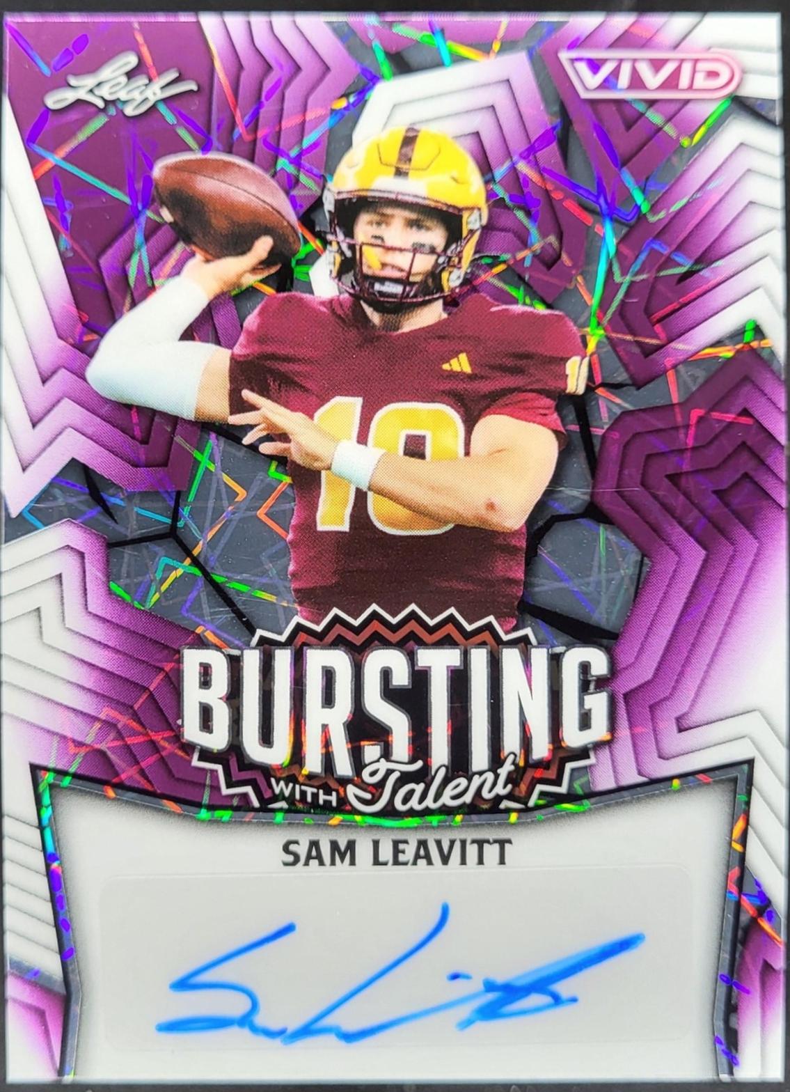 Sam Leavitt [Prismatic Purple] #TA-SL1
