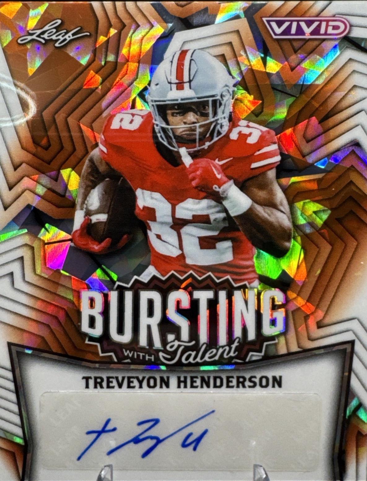 TreVeyon Henderson [Prismatic Orange] #TA-TH1
