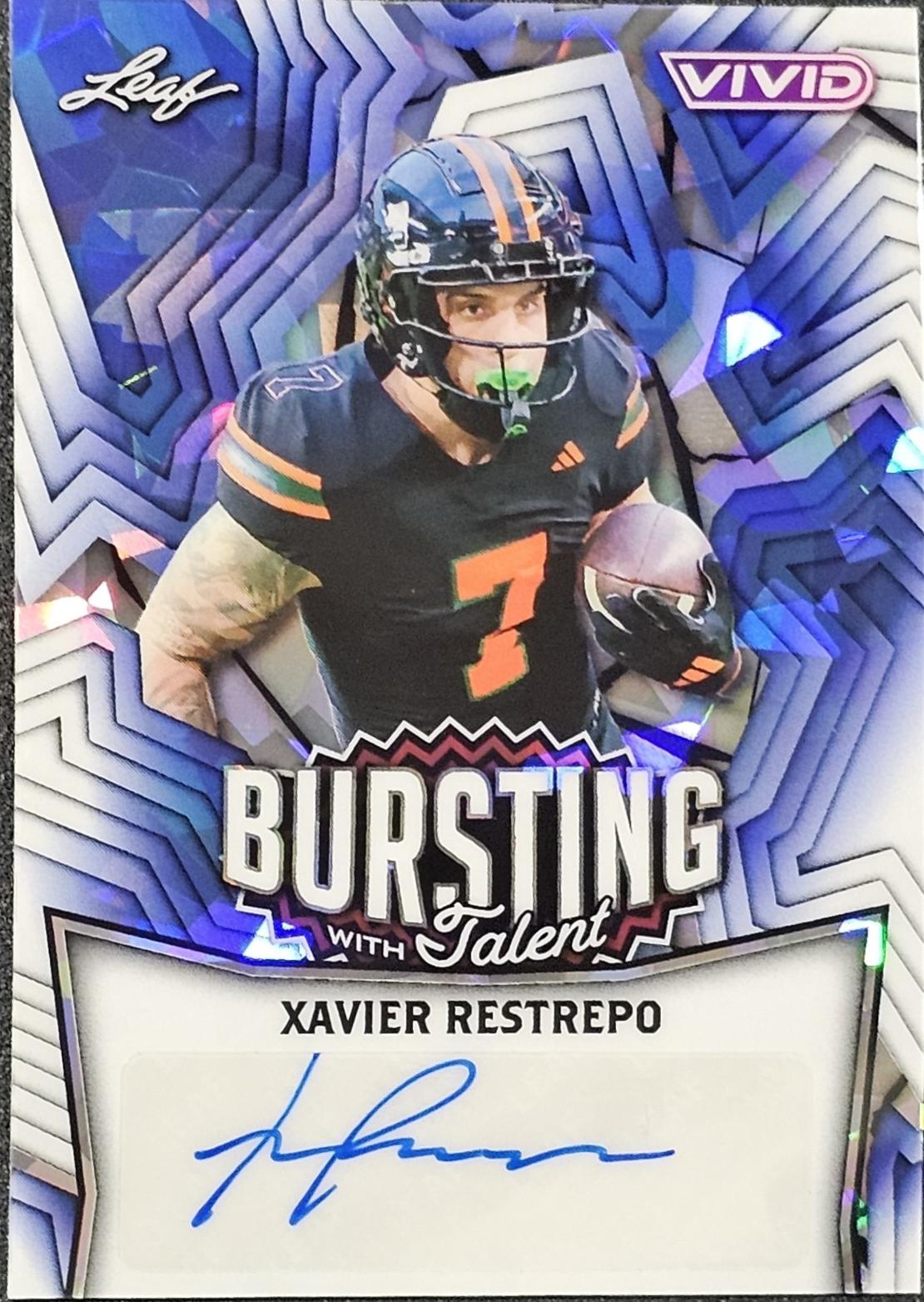 Xavier Restrepo [Prismatic Blue] #TA-XR1