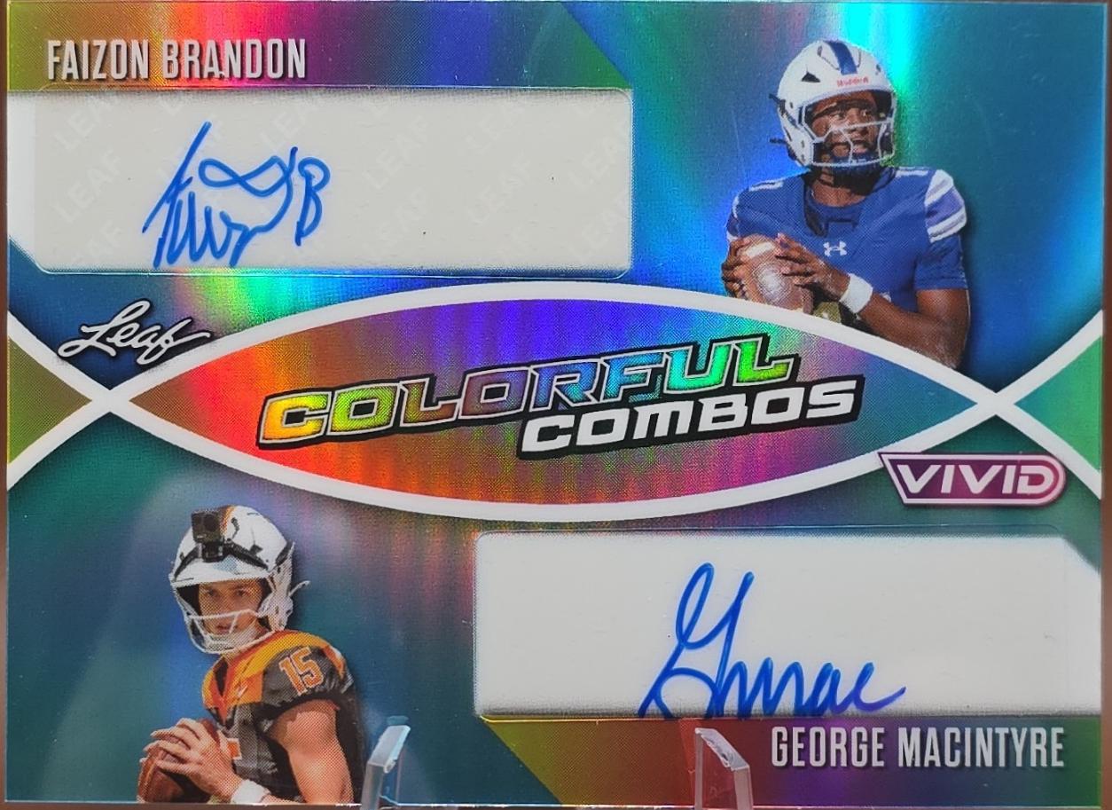 Faizon Brandon / George MacIntyre [Prismatic Teal] #CC-11