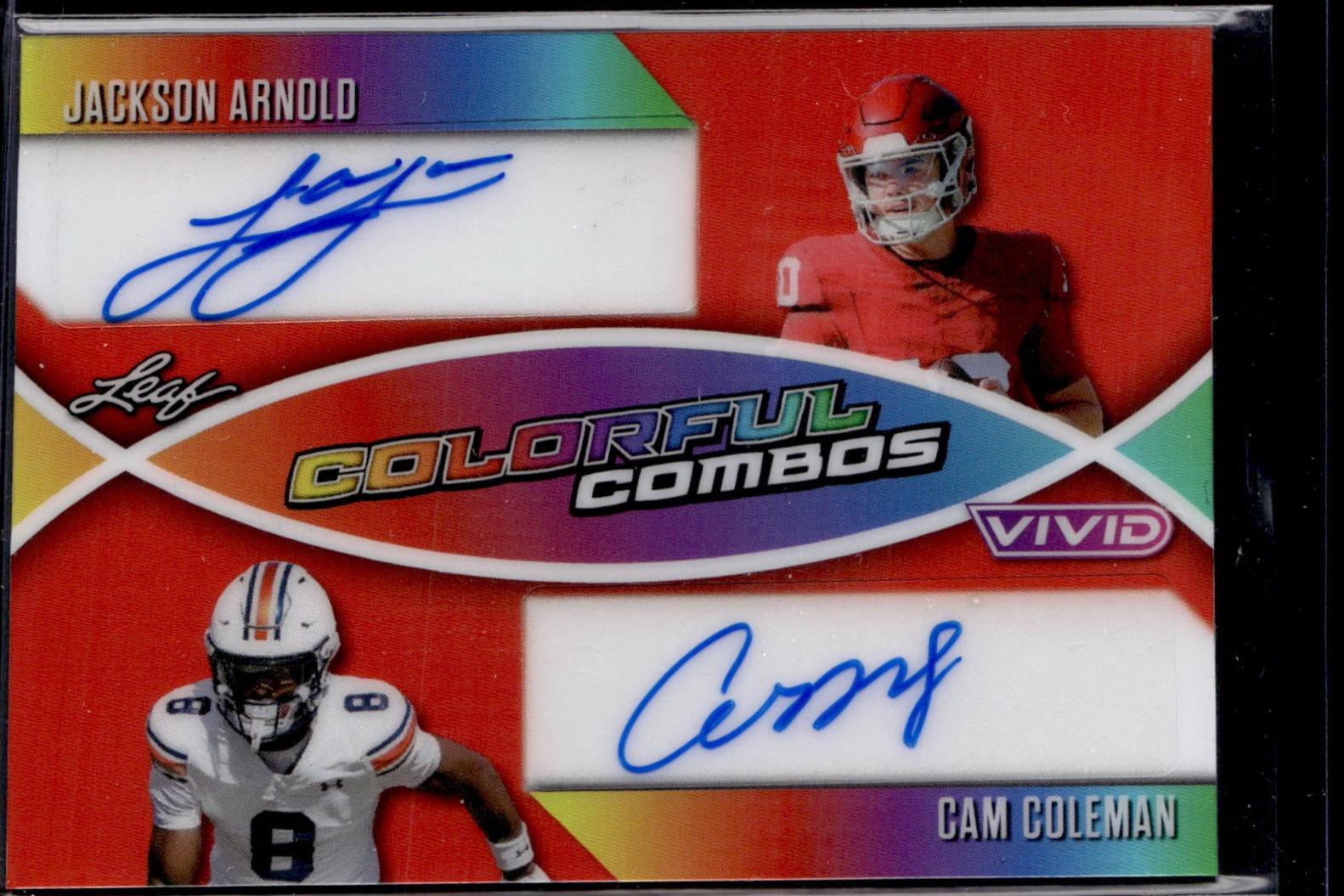 Jackson Arnold / Cam Coleman [Prismatic Red] #CC-15