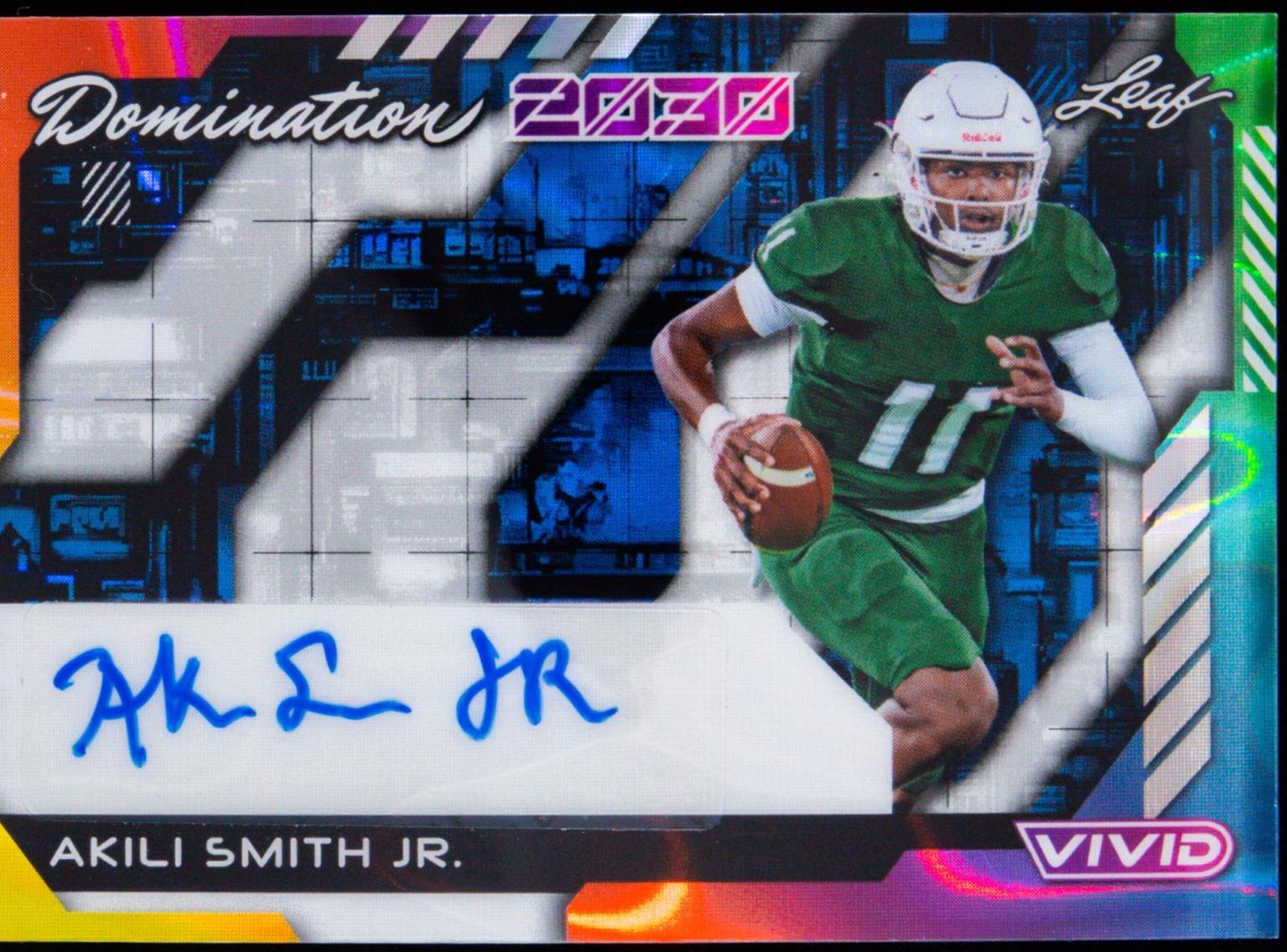 Akili Smith Jr. [Prismatic Blue] #DA-ASJ