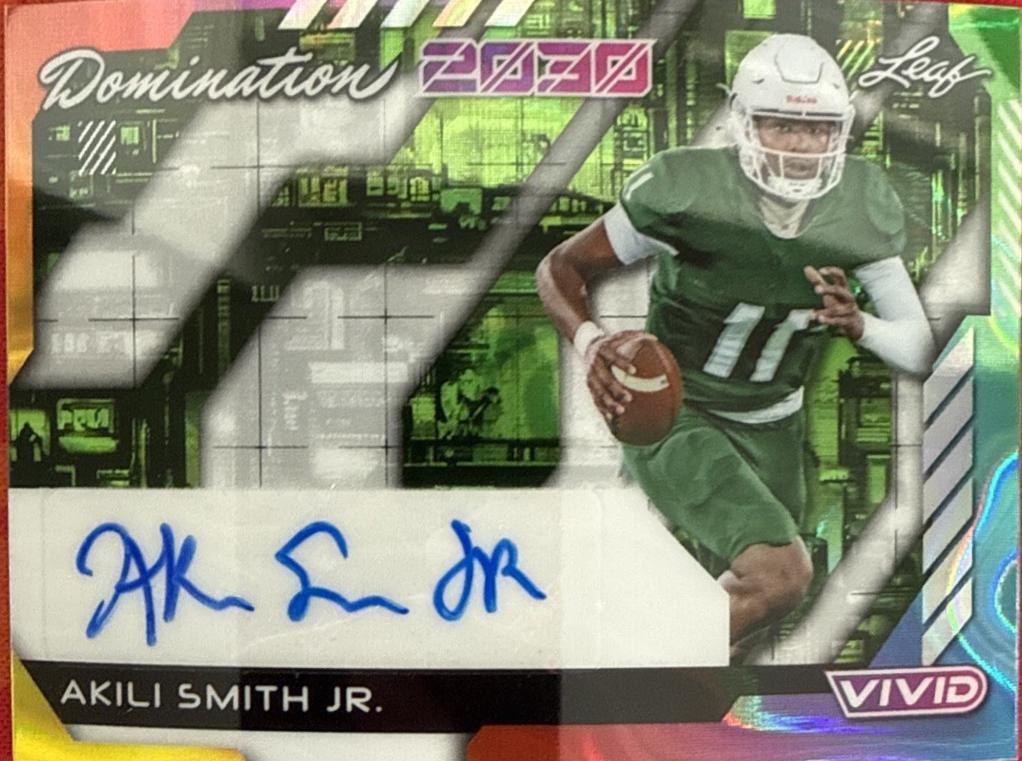 Akili Smith Jr. [Prismatic Green] #DA-ASJ