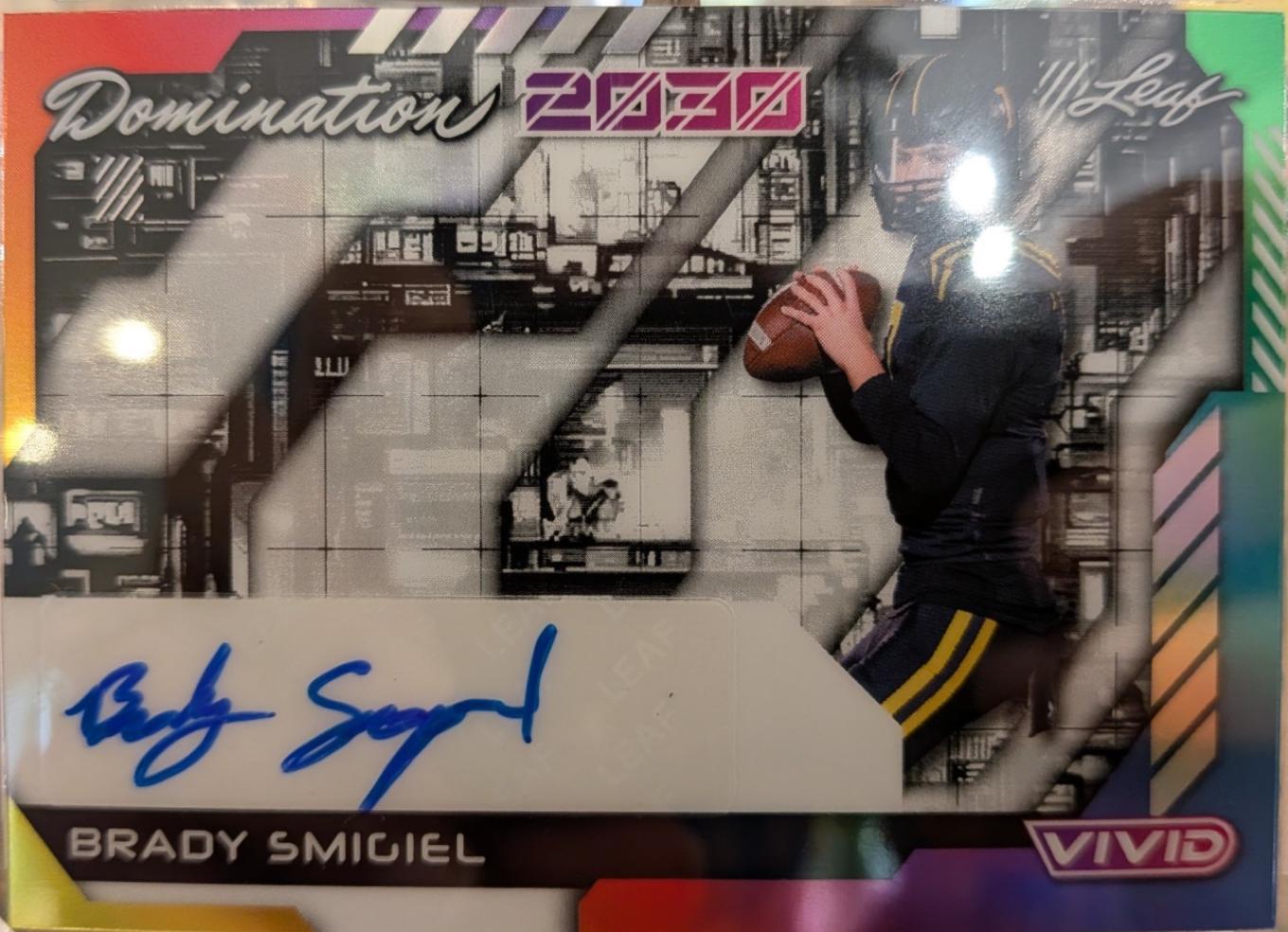 Brady Smigiel [Prismatic White] #DA-BS1