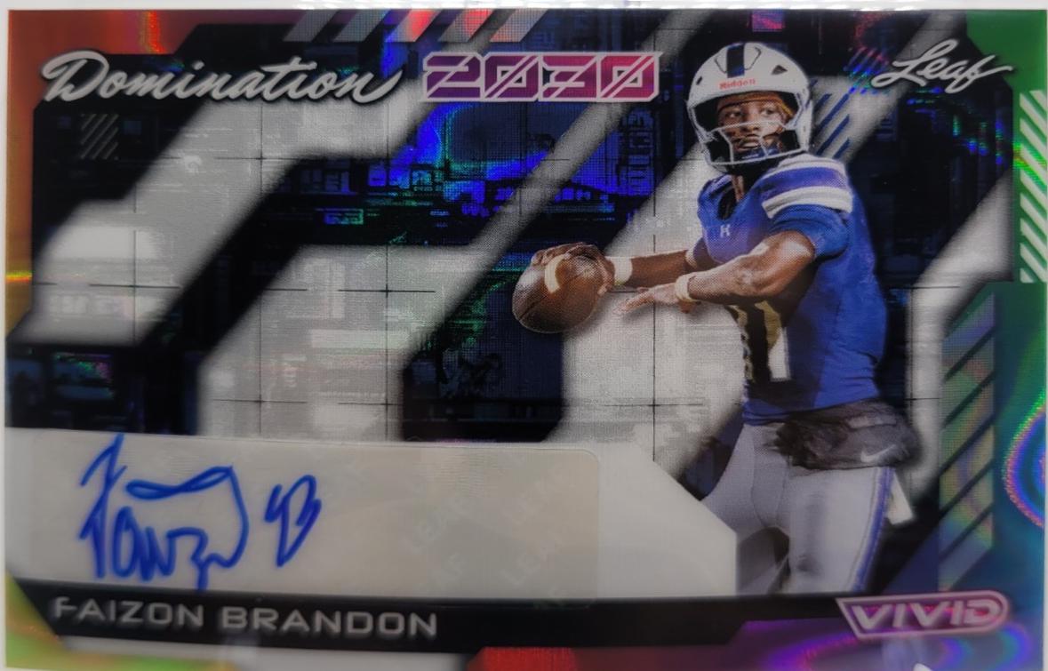 Faizon Brandon [Prismatic Blue] #DA-FB1